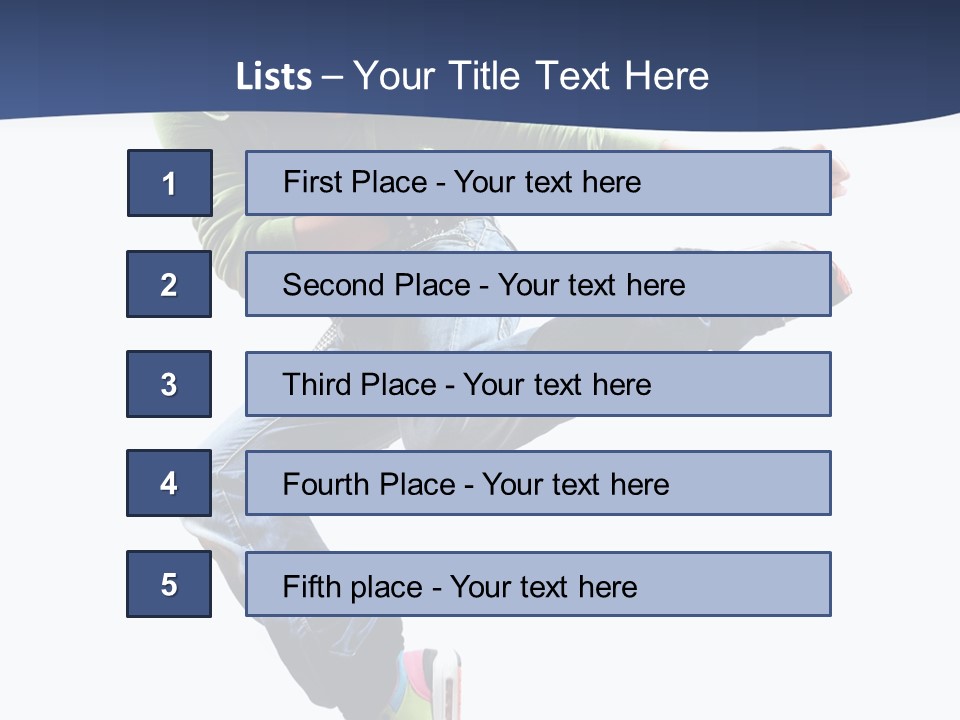Grace Jump Behavior PowerPoint Template