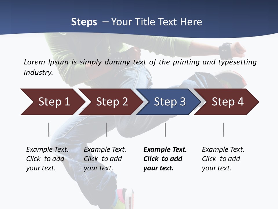 Grace Jump Behavior PowerPoint Template
