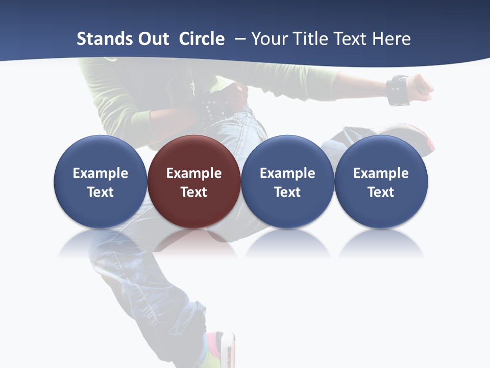 Grace Jump Behavior PowerPoint Template