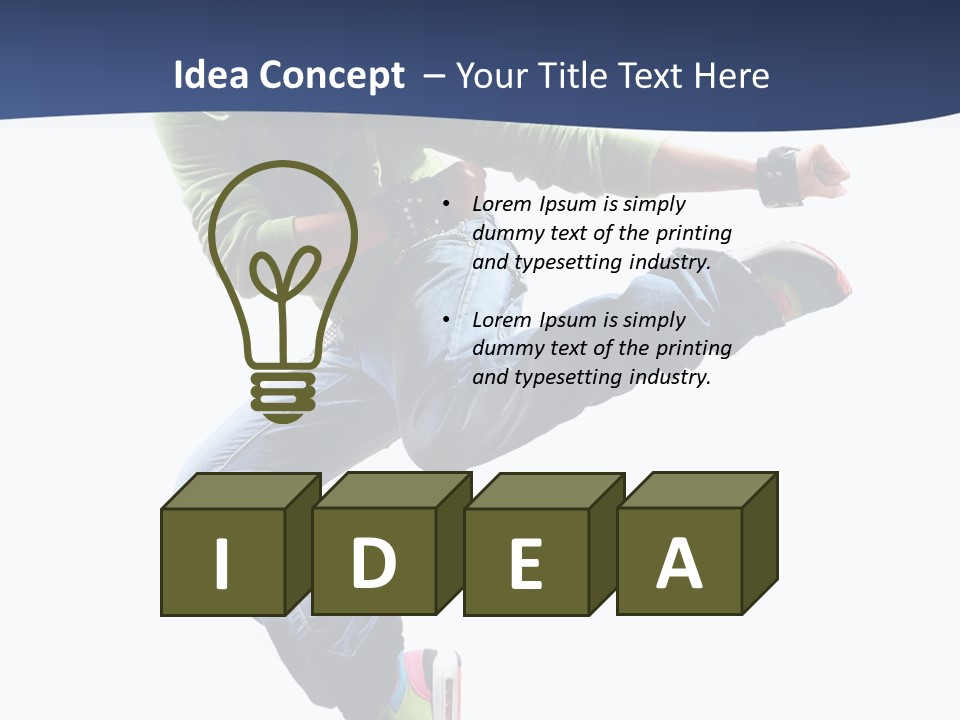 Grace Jump Behavior PowerPoint Template