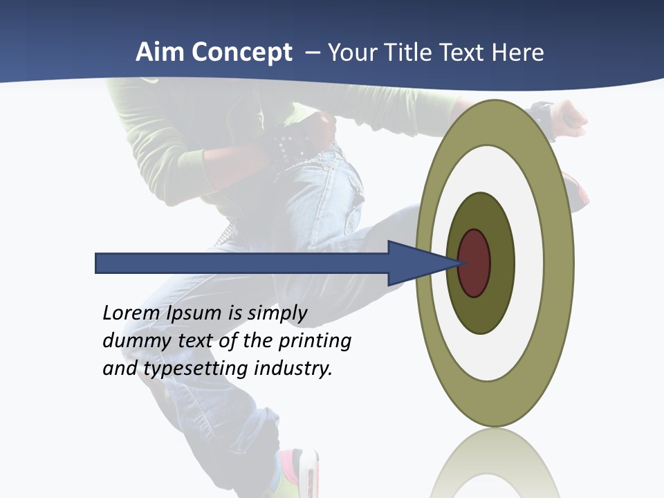 Grace Jump Behavior PowerPoint Template