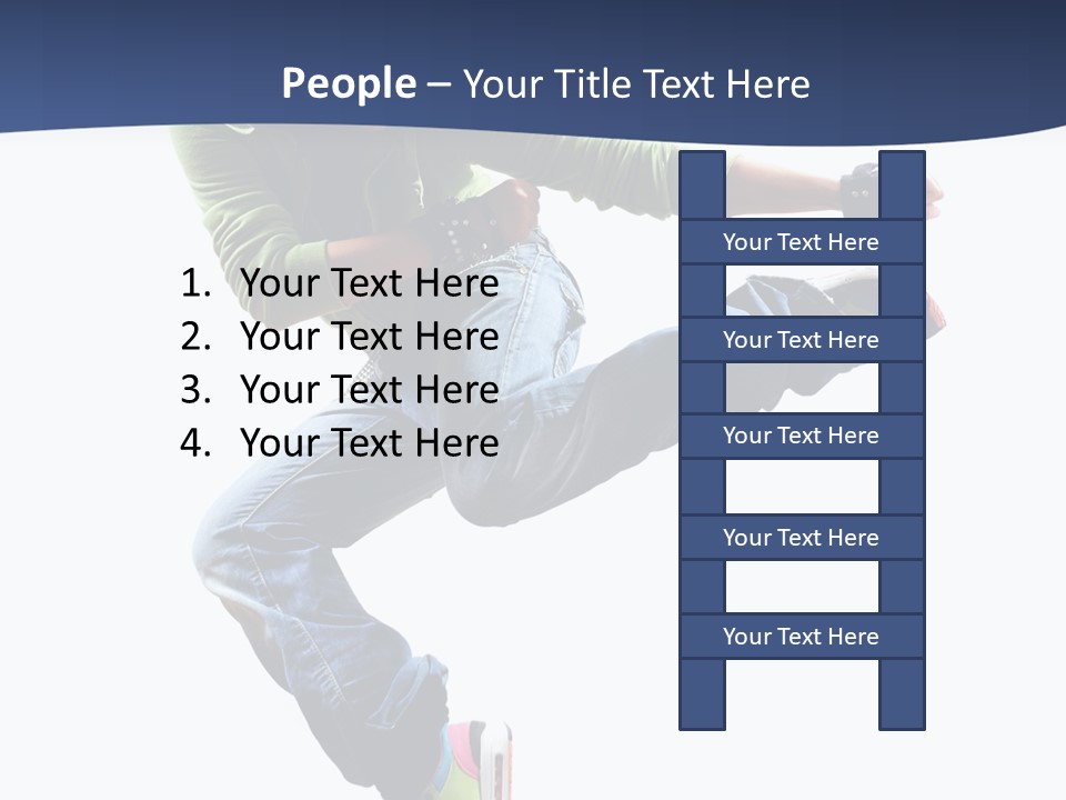 Grace Jump Behavior PowerPoint Template