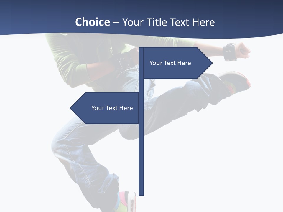 Grace Jump Behavior PowerPoint Template