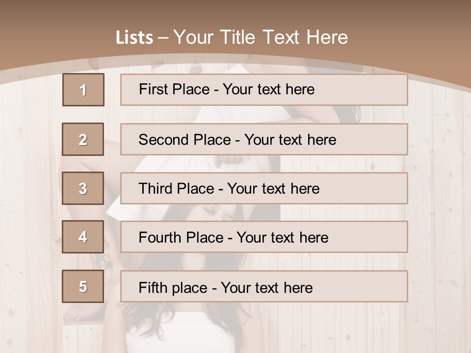 Girl Room Sensual PowerPoint Template