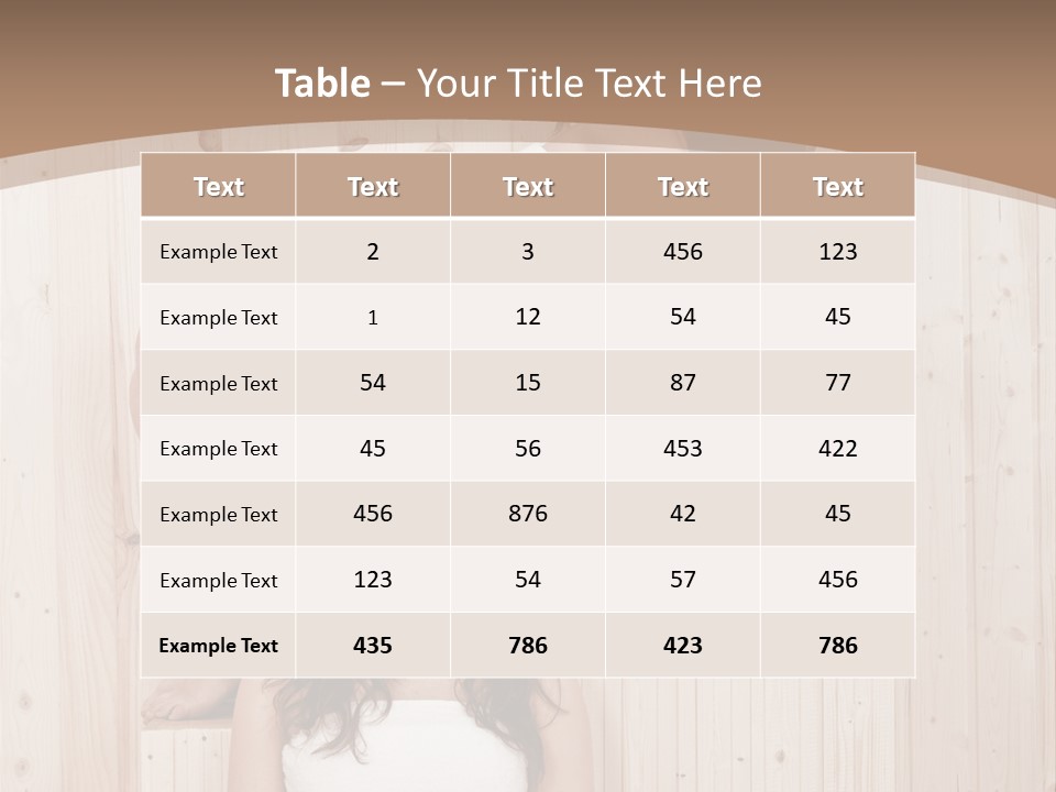 Girl Room Sensual PowerPoint Template