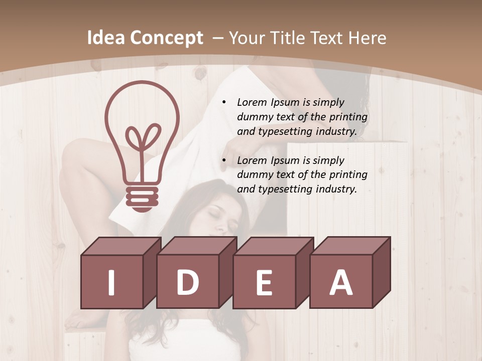 Girl Room Sensual PowerPoint Template