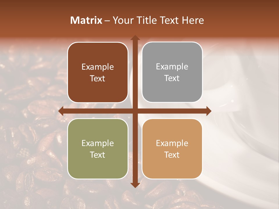 Caffeine Cup Nobody PowerPoint Template