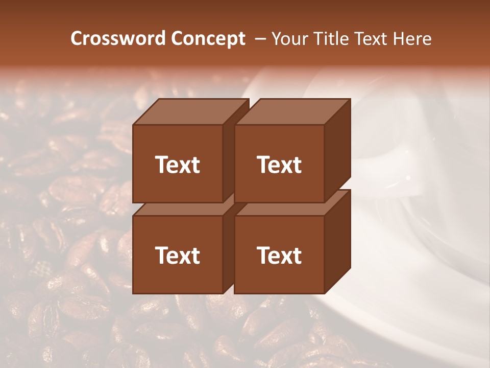 Caffeine Cup Nobody PowerPoint Template