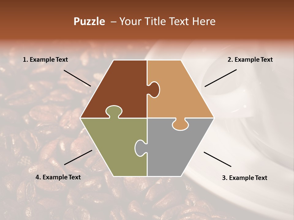 Caffeine Cup Nobody PowerPoint Template