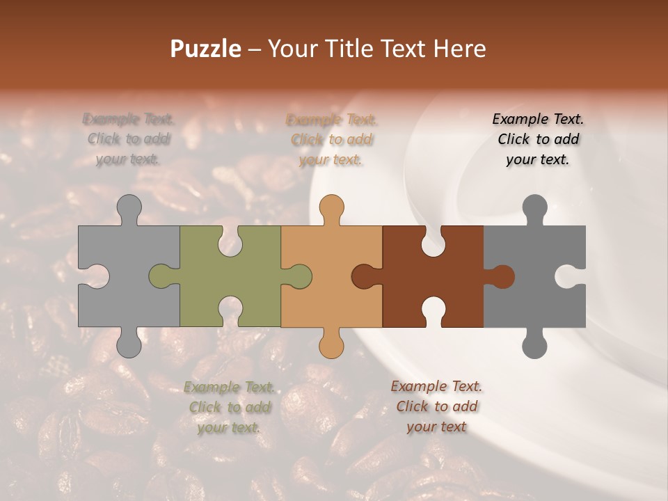 Caffeine Cup Nobody PowerPoint Template