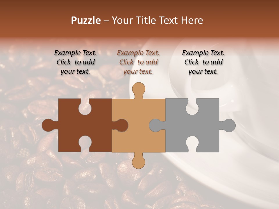 Caffeine Cup Nobody PowerPoint Template