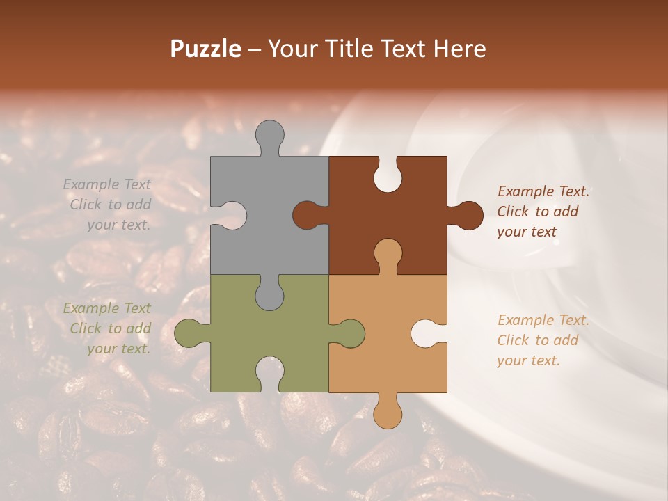 Caffeine Cup Nobody PowerPoint Template