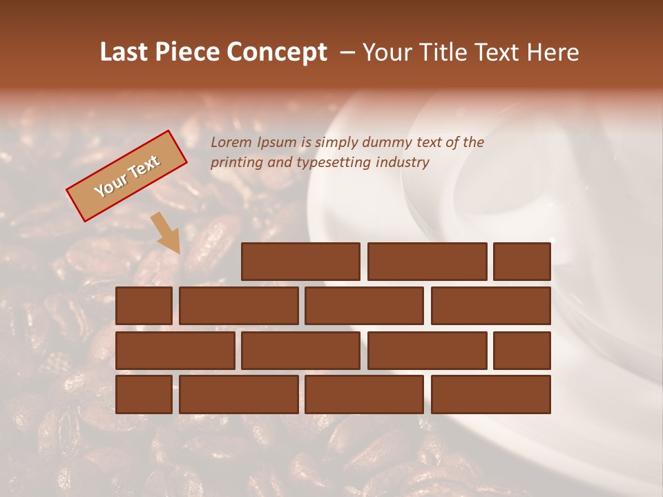 Caffeine Cup Nobody PowerPoint Template