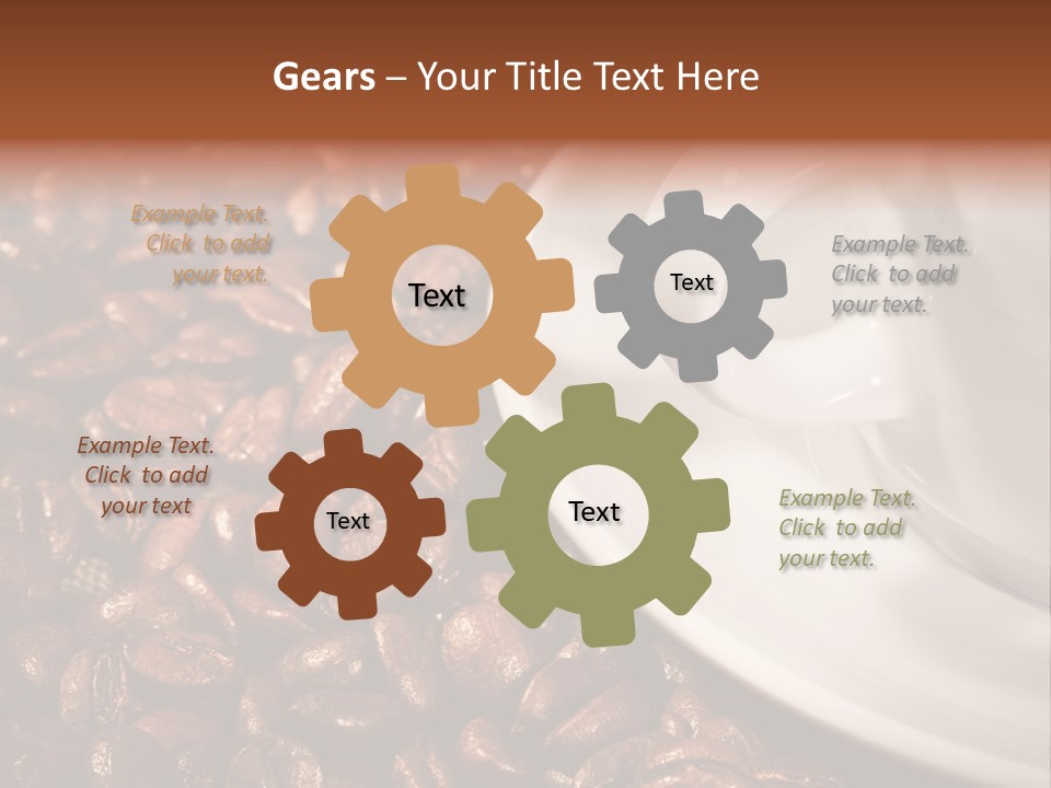 Caffeine Cup Nobody PowerPoint Template