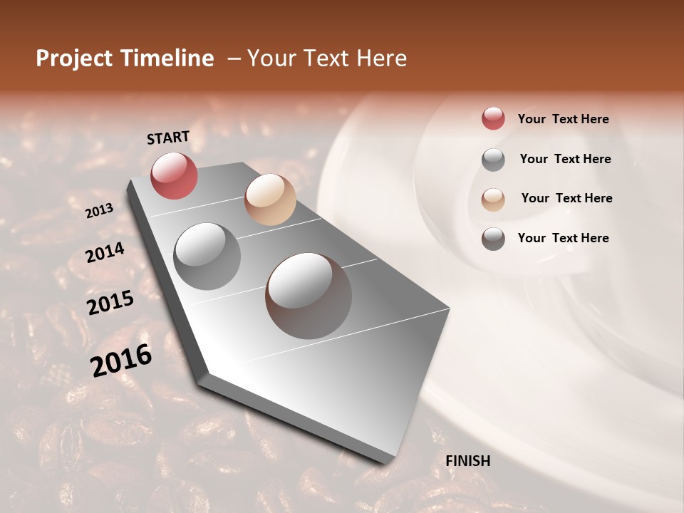 Caffeine Cup Nobody PowerPoint Template