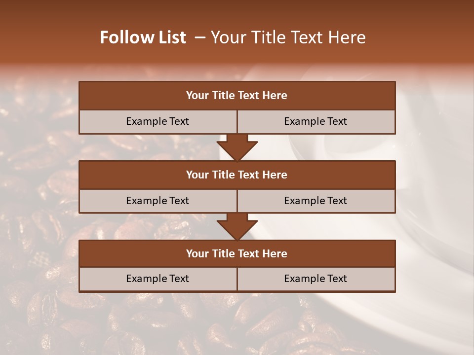 Caffeine Cup Nobody PowerPoint Template