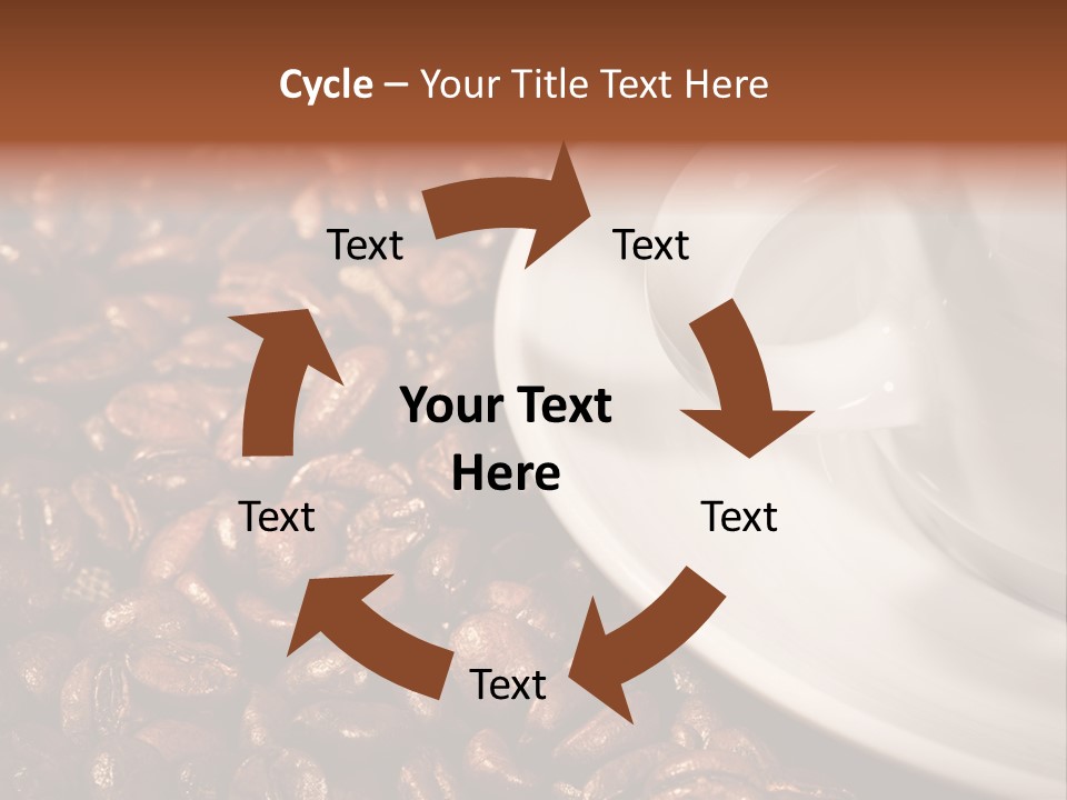 Caffeine Cup Nobody PowerPoint Template