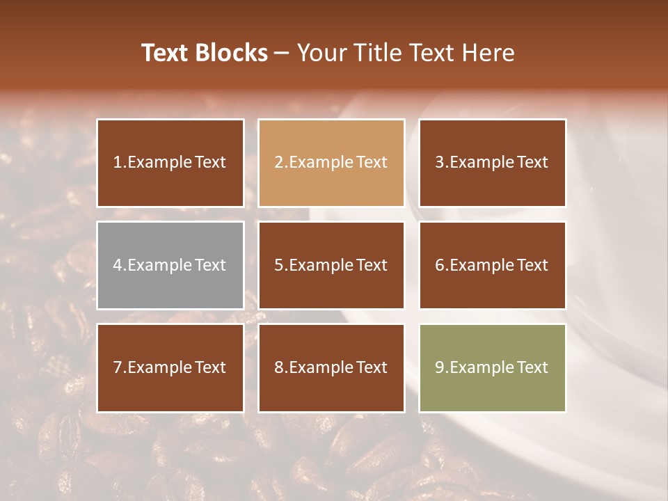 Caffeine Cup Nobody PowerPoint Template