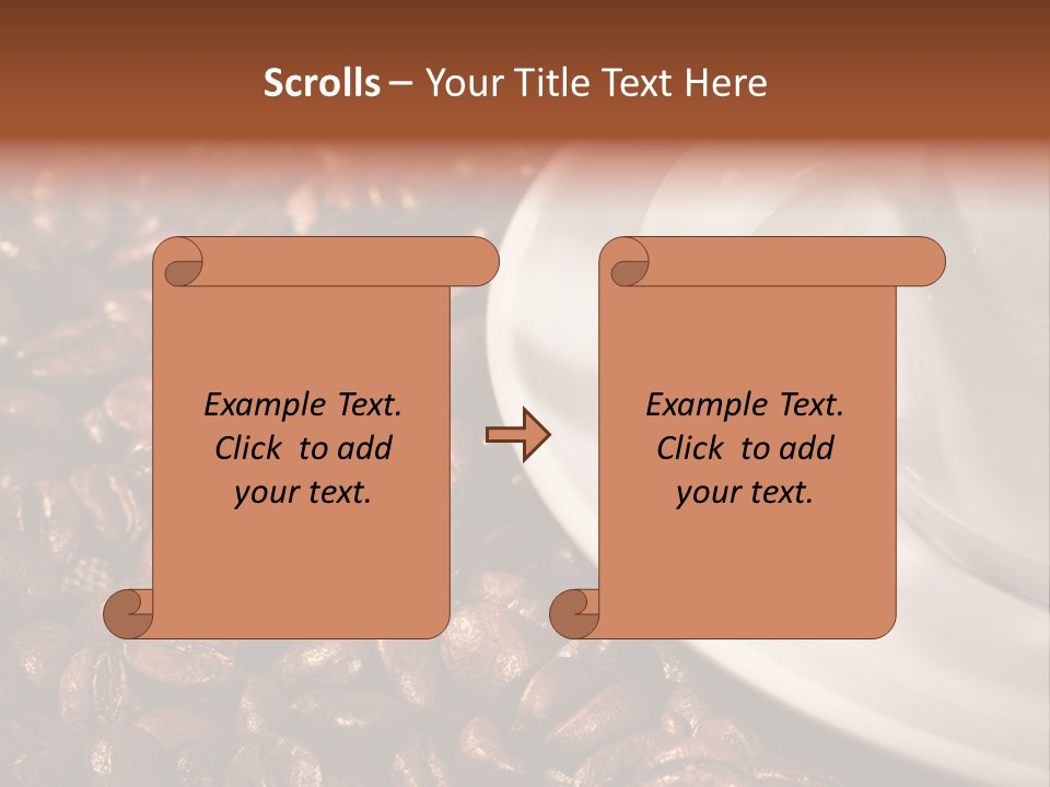Caffeine Cup Nobody PowerPoint Template