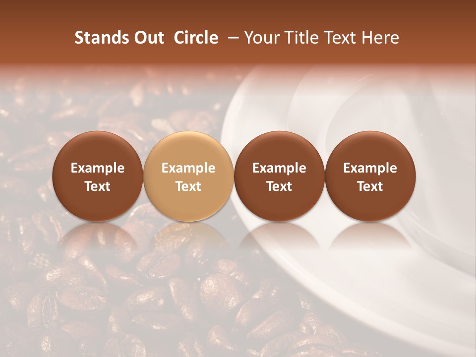 Caffeine Cup Nobody PowerPoint Template
