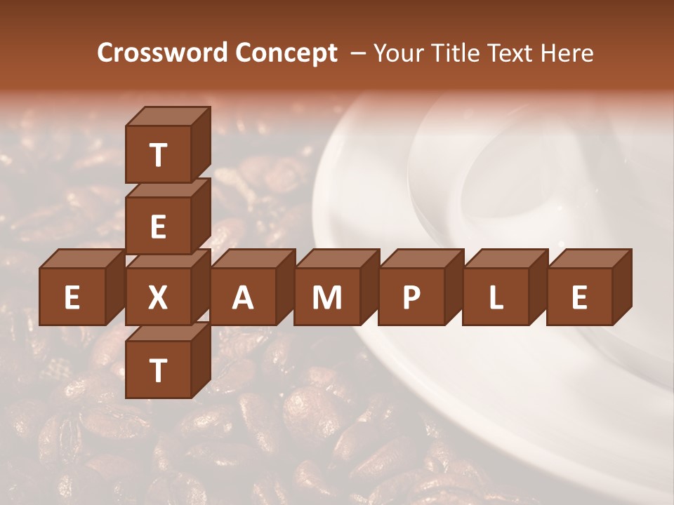Caffeine Cup Nobody PowerPoint Template