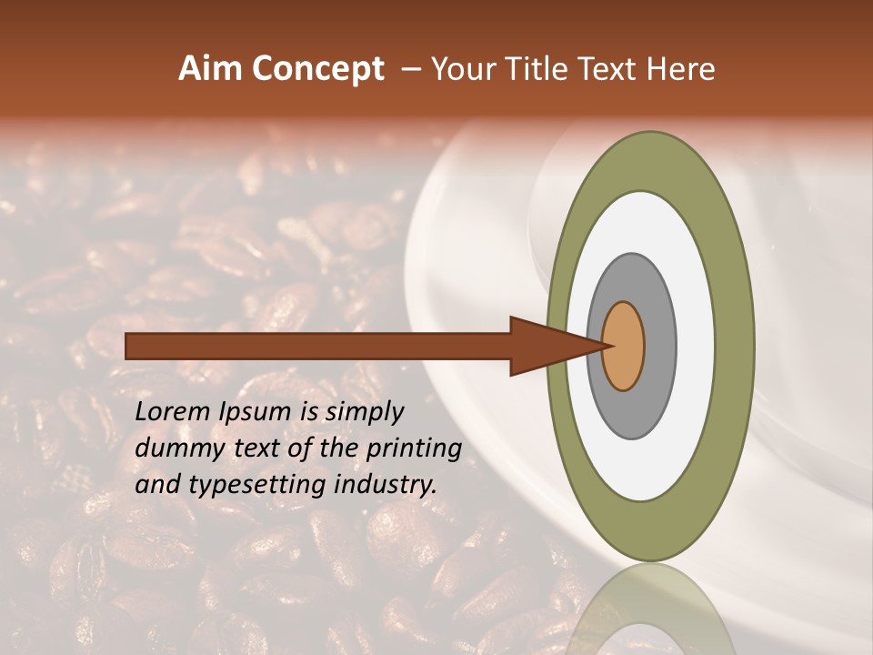 Caffeine Cup Nobody PowerPoint Template