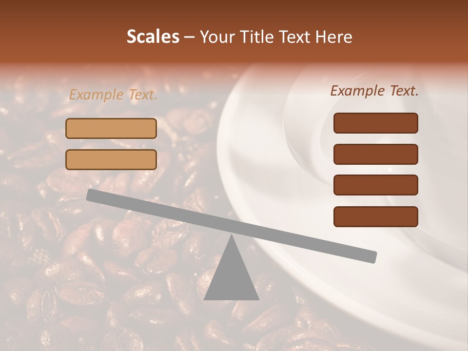 Caffeine Cup Nobody PowerPoint Template