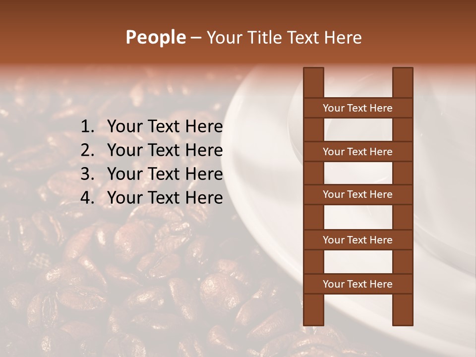 Caffeine Cup Nobody PowerPoint Template