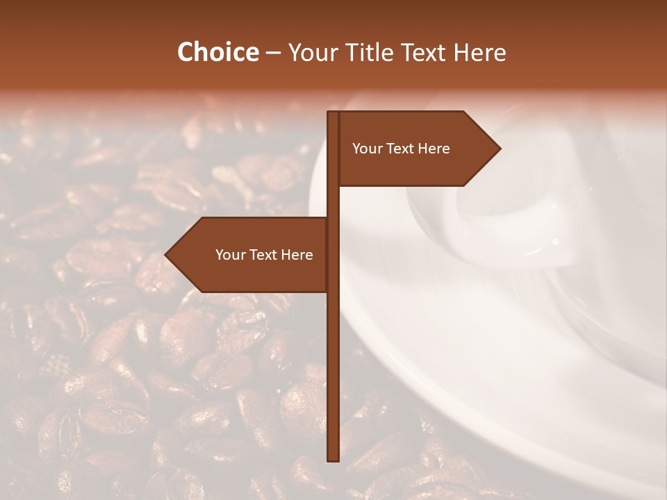 Caffeine Cup Nobody PowerPoint Template