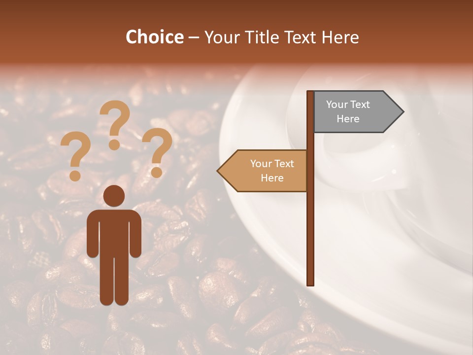 Caffeine Cup Nobody PowerPoint Template