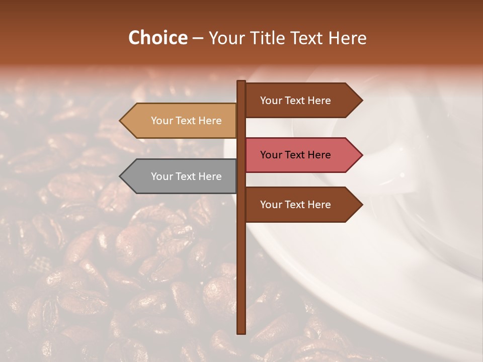 Caffeine Cup Nobody PowerPoint Template