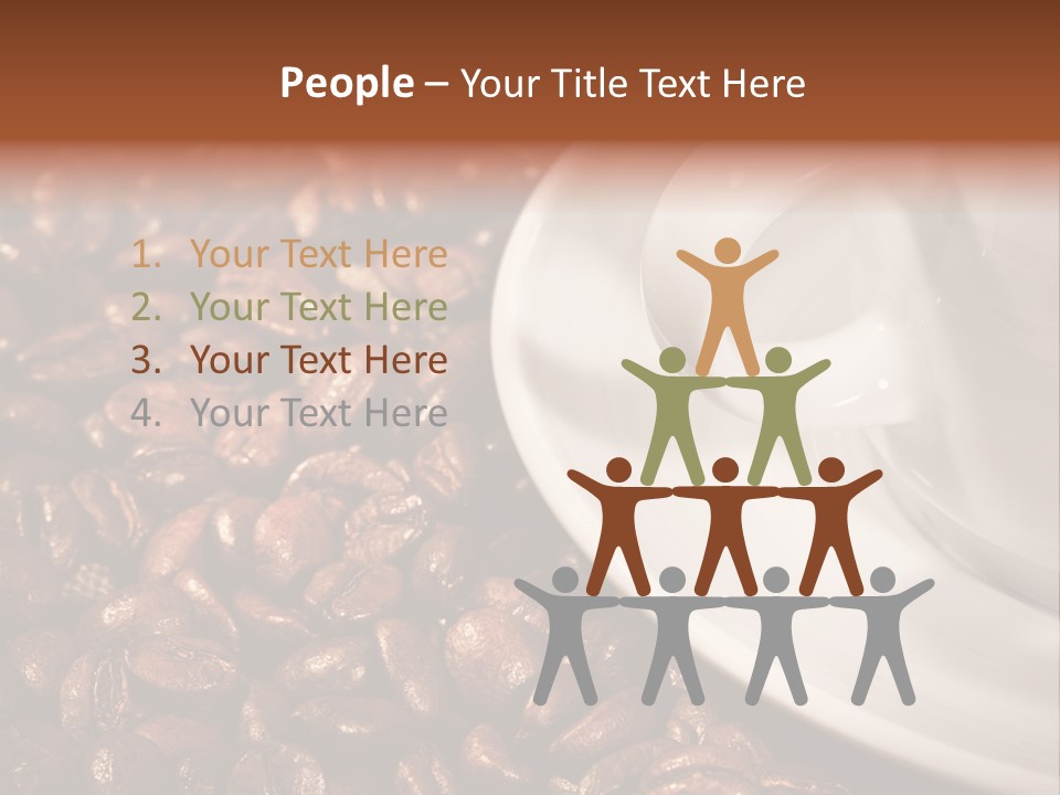 Caffeine Cup Nobody PowerPoint Template