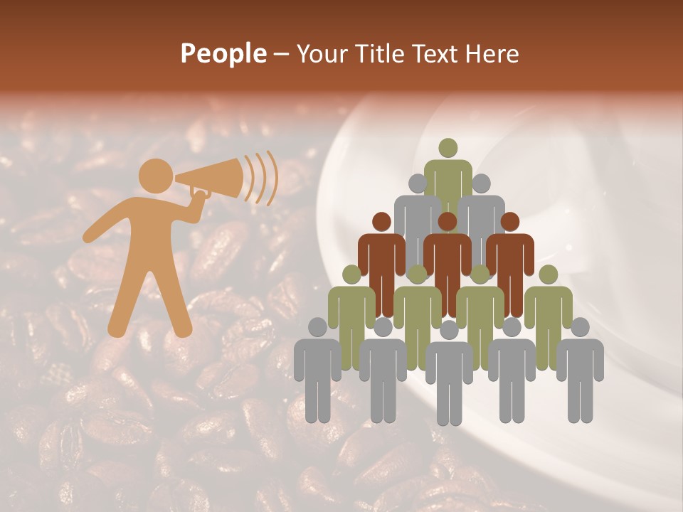 Caffeine Cup Nobody PowerPoint Template