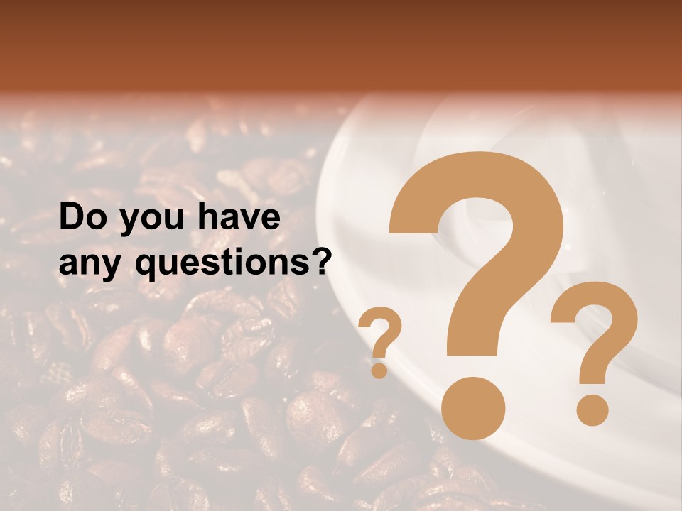 Caffeine Cup Nobody PowerPoint Template