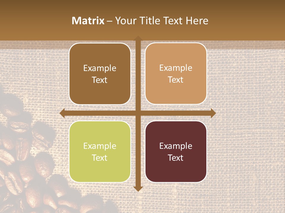 Space Bean Frame PowerPoint Template