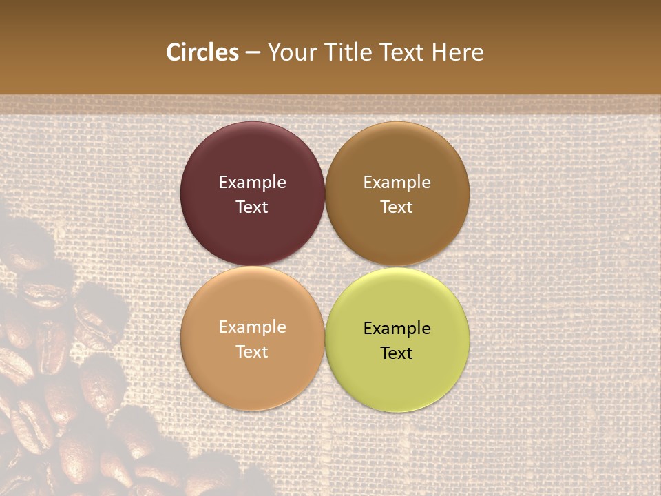Space Bean Frame PowerPoint Template