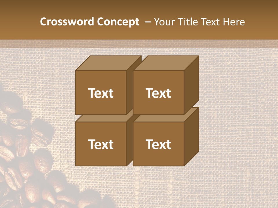 Space Bean Frame PowerPoint Template