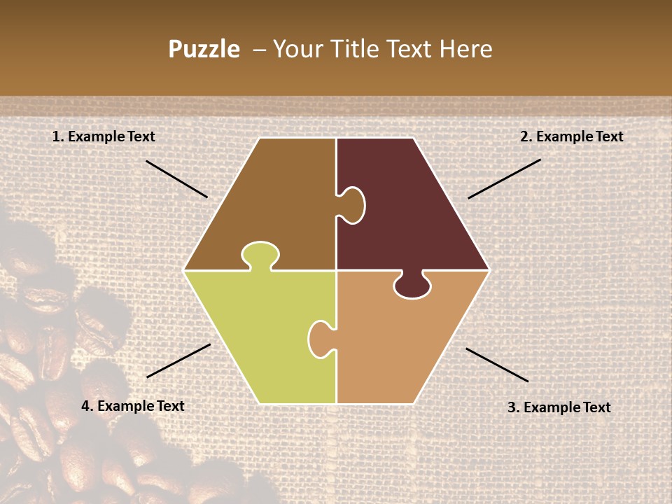 Space Bean Frame PowerPoint Template