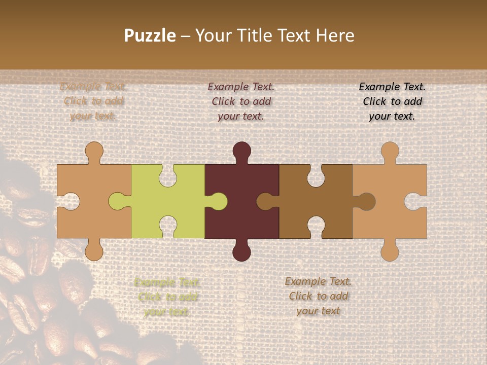 Space Bean Frame PowerPoint Template