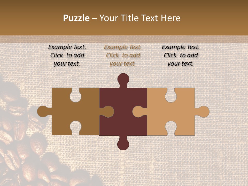 Space Bean Frame PowerPoint Template