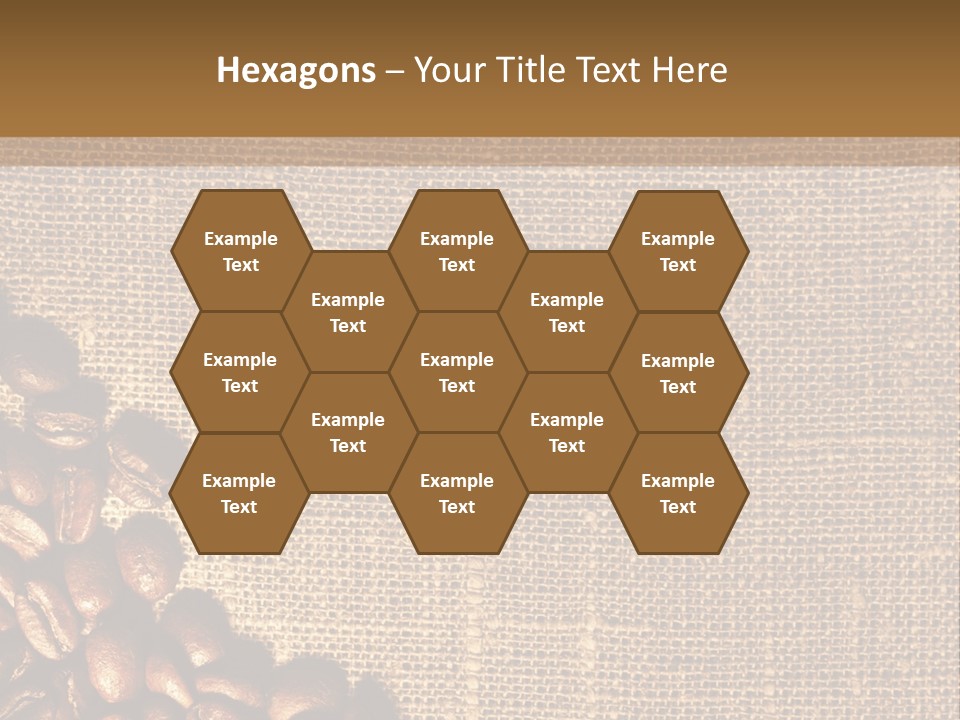 Space Bean Frame PowerPoint Template