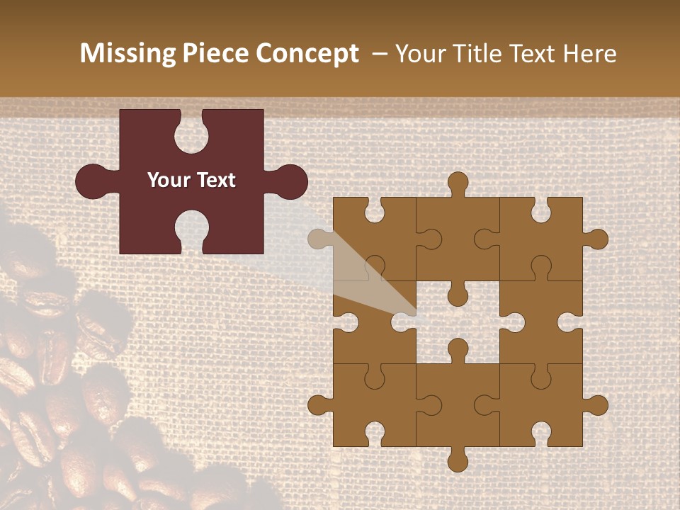 Space Bean Frame PowerPoint Template