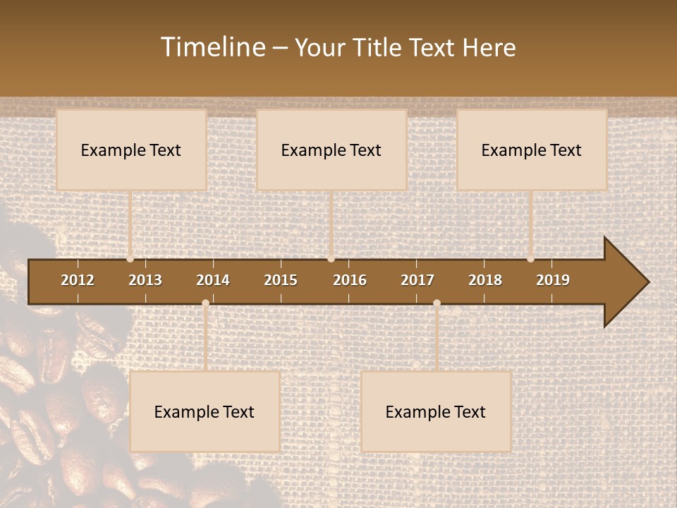 Space Bean Frame PowerPoint Template