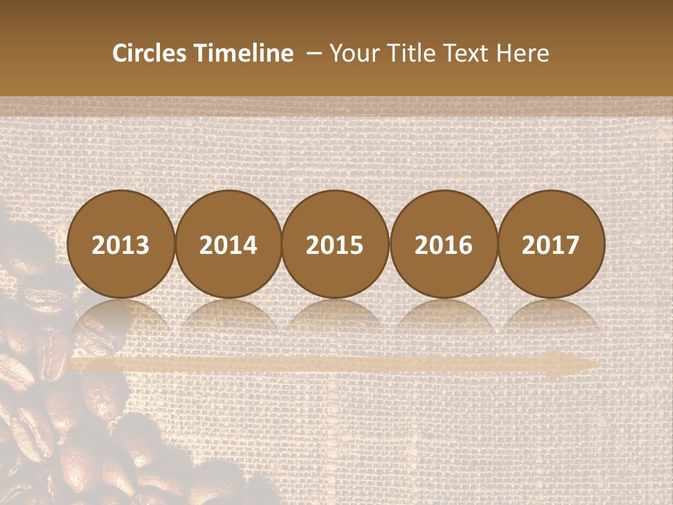 Space Bean Frame PowerPoint Template