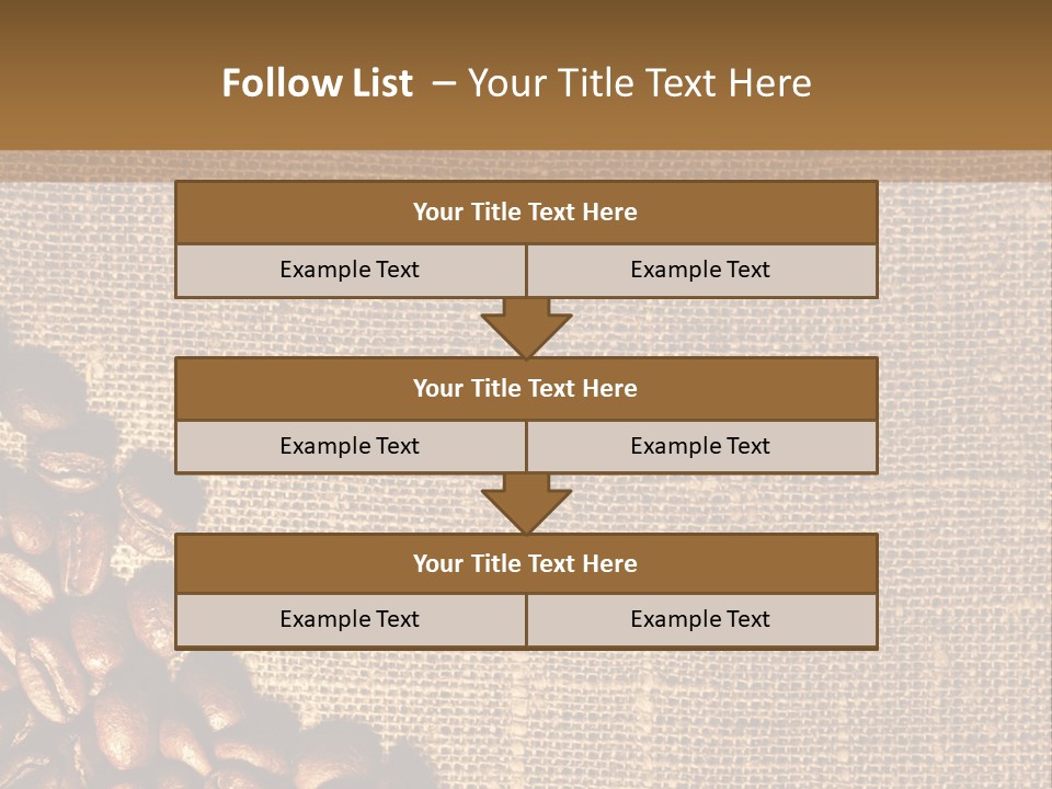 Space Bean Frame PowerPoint Template