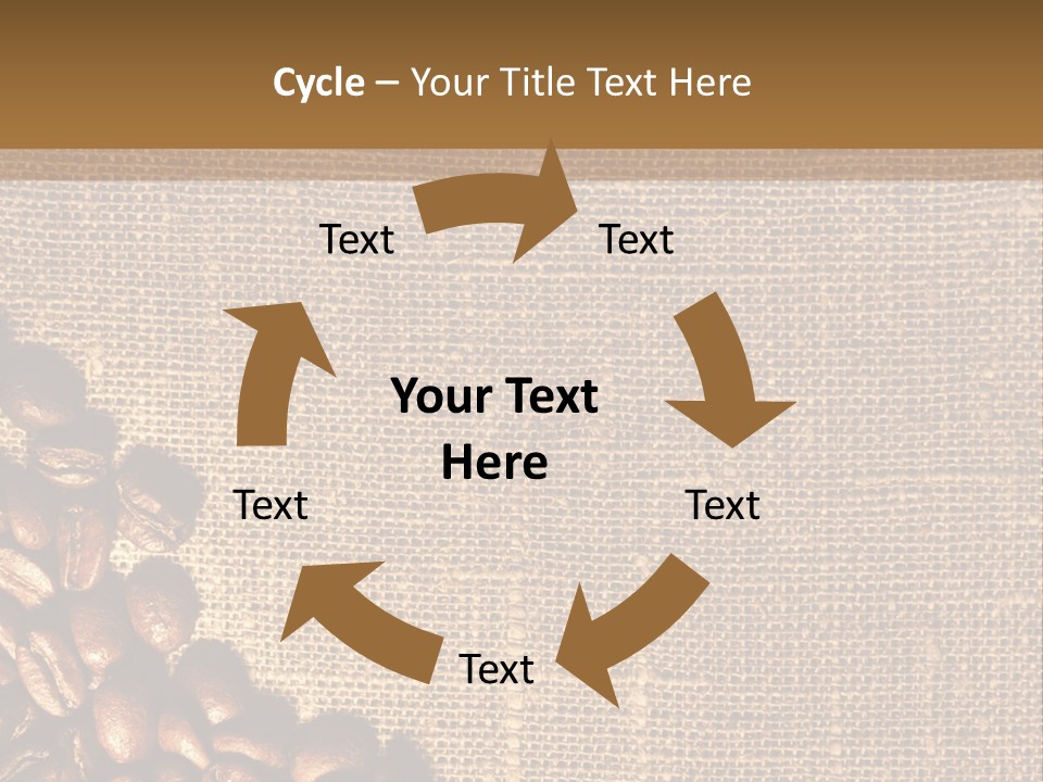 Space Bean Frame PowerPoint Template