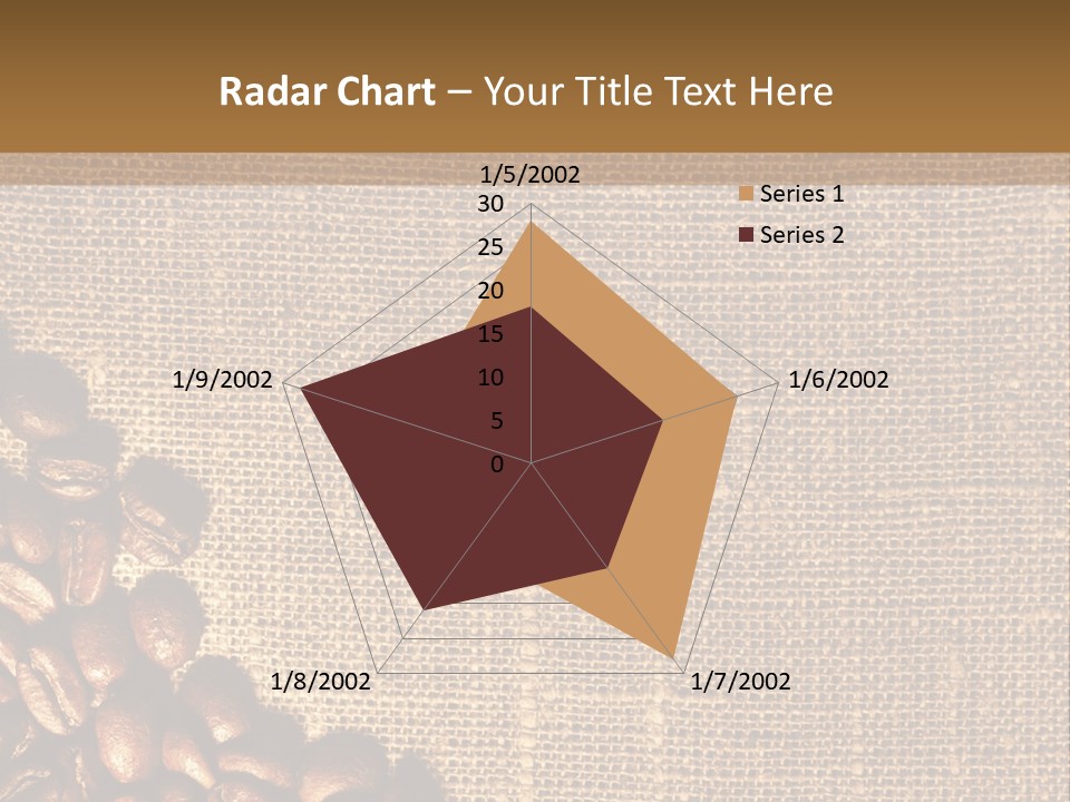 Space Bean Frame PowerPoint Template