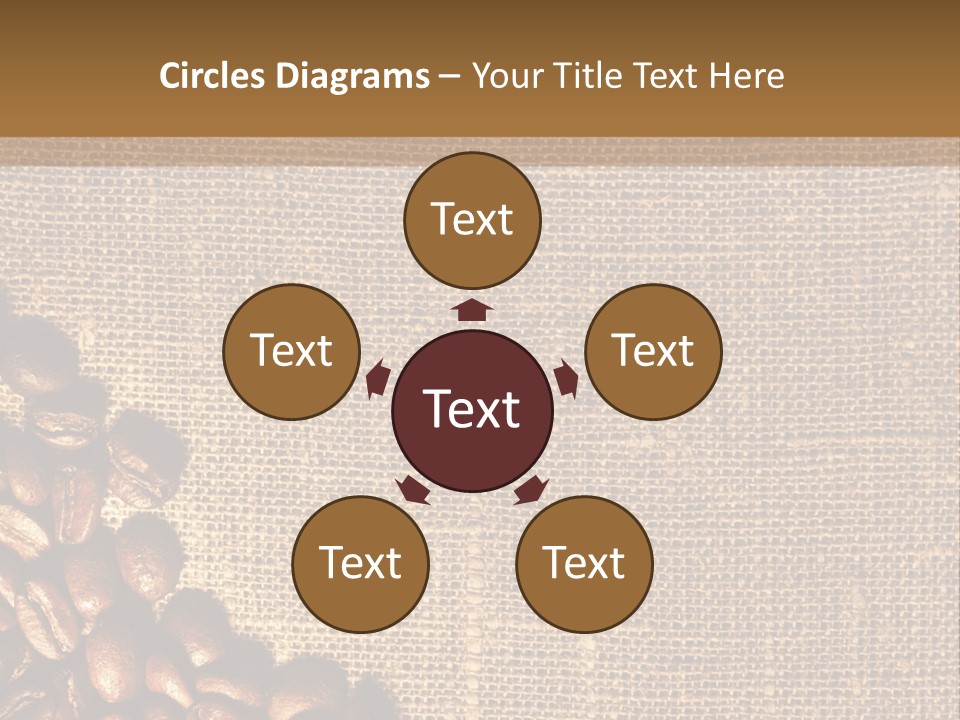 Space Bean Frame PowerPoint Template