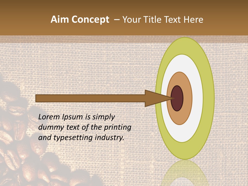 Space Bean Frame PowerPoint Template