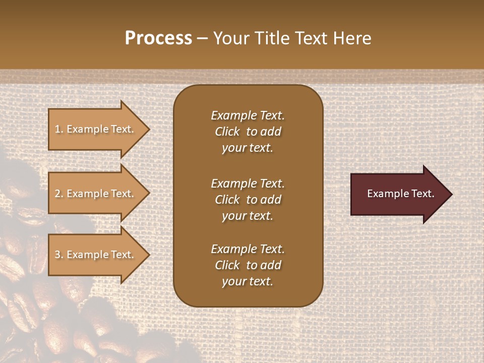 Space Bean Frame PowerPoint Template